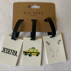 Rae Dunn 3 Pc Luggage Tags
